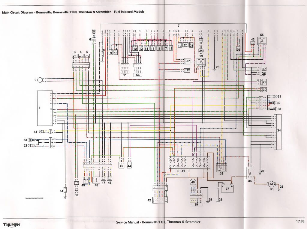 Wiring schematic for 2011 Thruxton - Triumph Forum: Triumph Rat